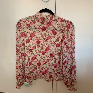 Matching Floral Top AN Skirt (w/ shorts inset) NWT